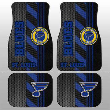 St. Louis Blues Car Floor Mats Custom Car Accessories - Gearcarcover - 1