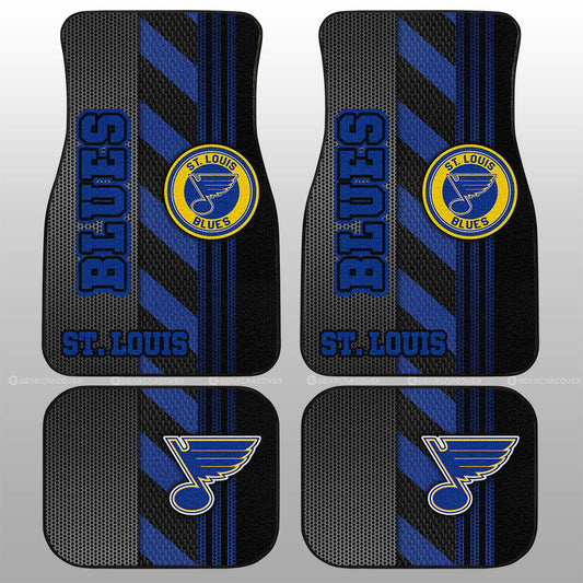 St. Louis Blues Car Floor Mats Custom Car Accessories - Gearcarcover - 1