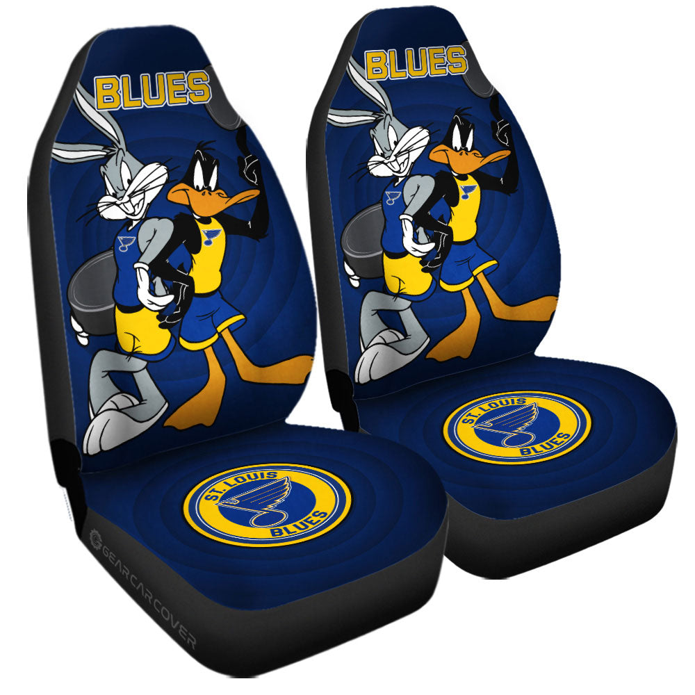 St. Louis Blues Car Seat Covers Custom Car Accessories - Gearcarcover - 3