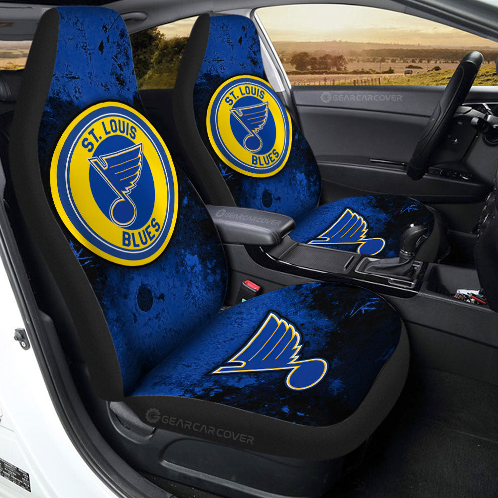 St. Louis Blues Car Seat Covers Custom Car Accessories - Gearcarcover - 2