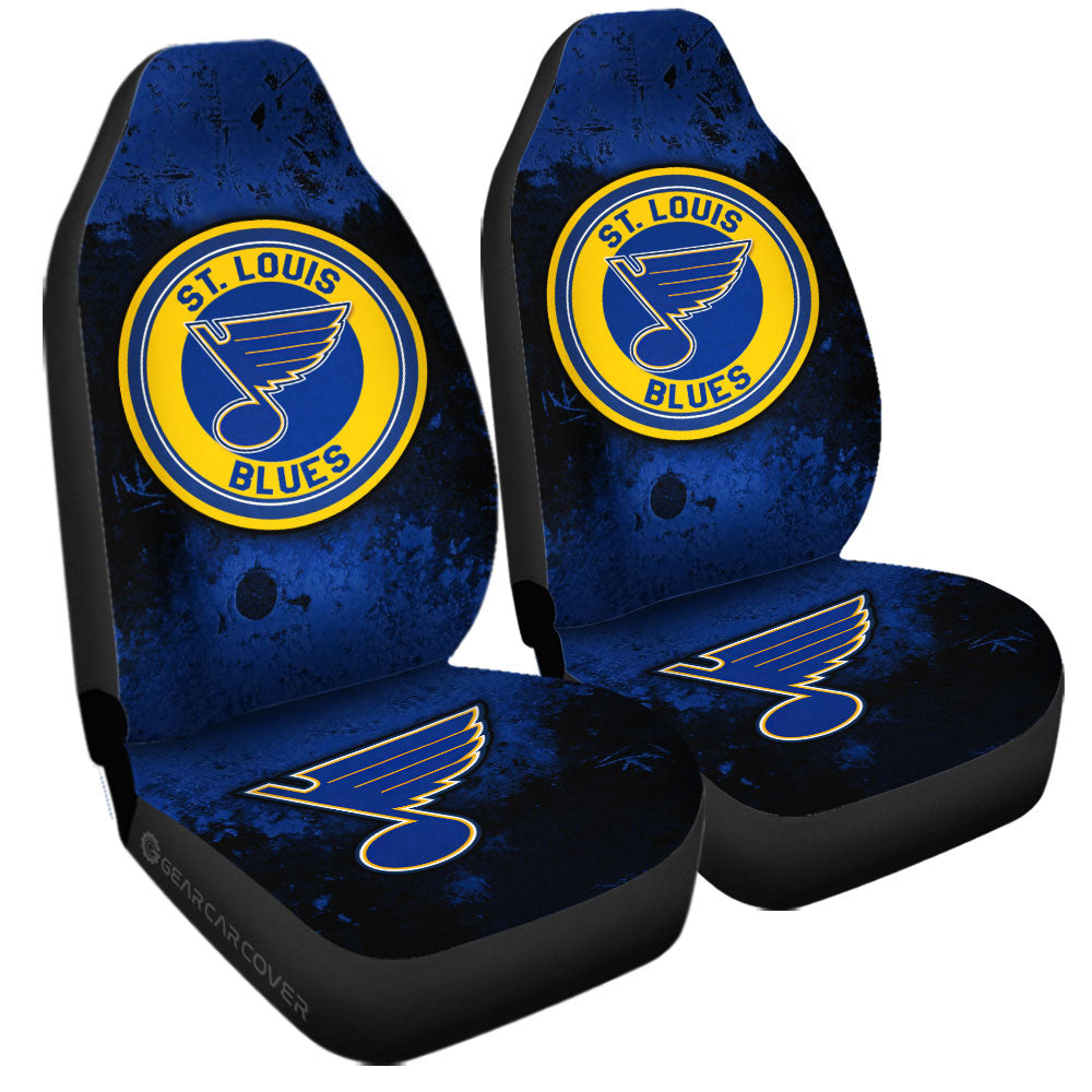 St. Louis Blues Car Seat Covers Custom Car Accessories - Gearcarcover - 3