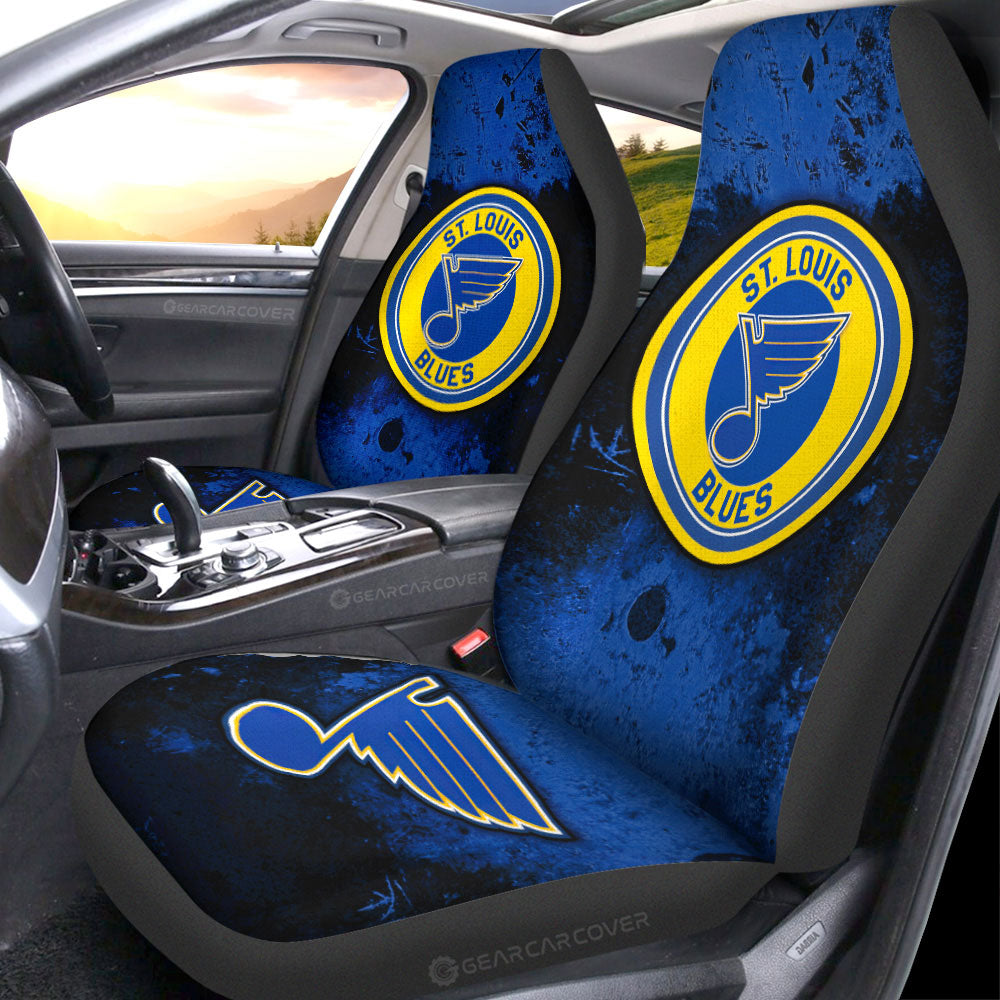 St. Louis Blues Car Seat Covers Custom Car Accessories - Gearcarcover - 1