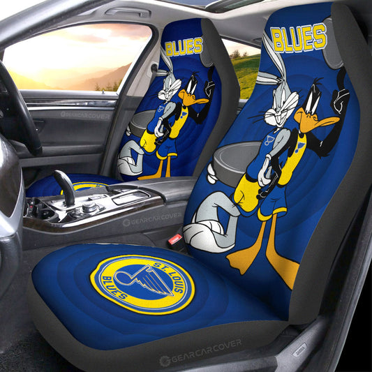 St. Louis Blues Car Seat Covers Custom Car Accessories - Gearcarcover - 1