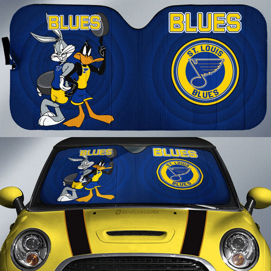 St. Louis Blues Car Sunshade Custom Car Accessories - Gearcarcover - 1