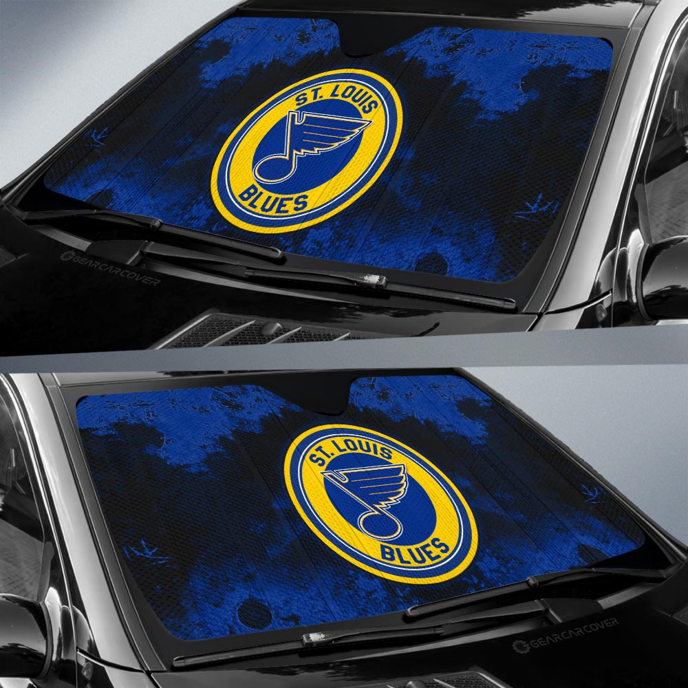 St. Louis Blues Car Sunshade Custom Car Accessories - Gearcarcover - 2