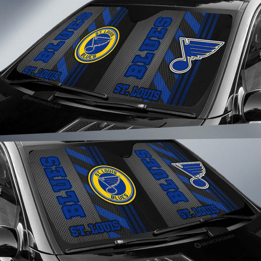 St. Louis Blues Car Sunshade Custom Car Accessories - Gearcarcover - 2