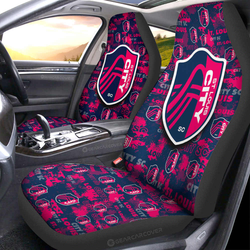 St. Louis CITY SC Car Seat Covers Custom Car Accessories - Gearcarcover - 1