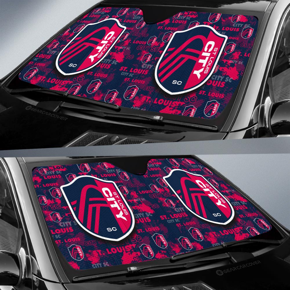 St. Louis CITY SC Car Sunshade Custom Car Accessories - Gearcarcover - 2