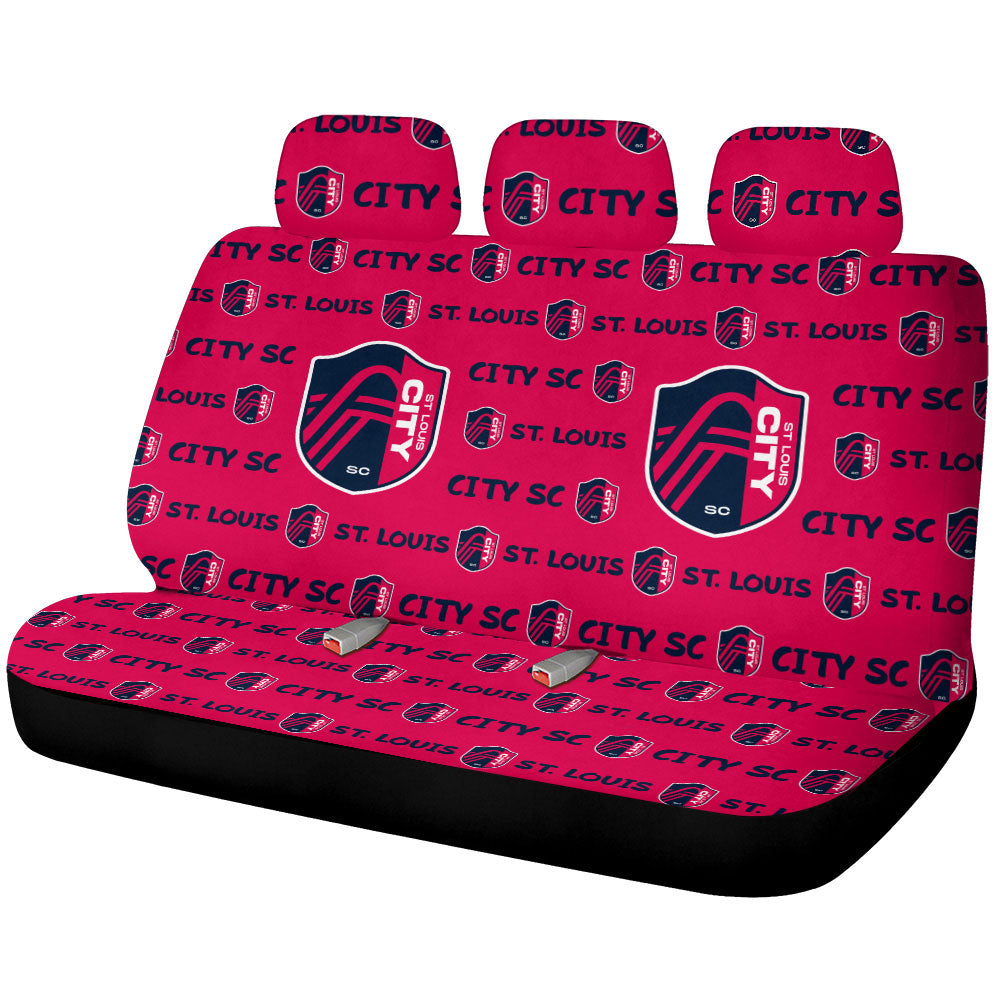 St. Louis City SC Car Back Seat Covers Sporty Team Collection - Gearcarcover - 1