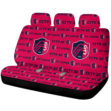 St. Louis City SC Car Back Seat Covers Sporty Team Collection - Gearcarcover - 1