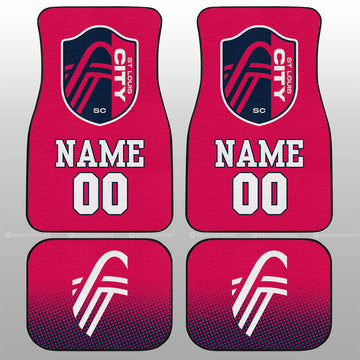 St. Louis City SC Car Floor Mats Sporty Team Collection - Gearcarcover - 1