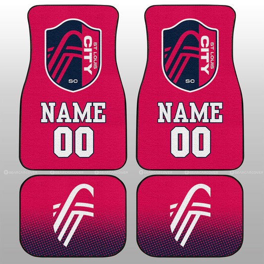 St. Louis City SC Car Floor Mats Sporty Team Collection - Gearcarcover - 1