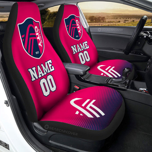 St. Louis City SC Car Seat Covers Sporty Team Collection - Gearcarcover - 2
