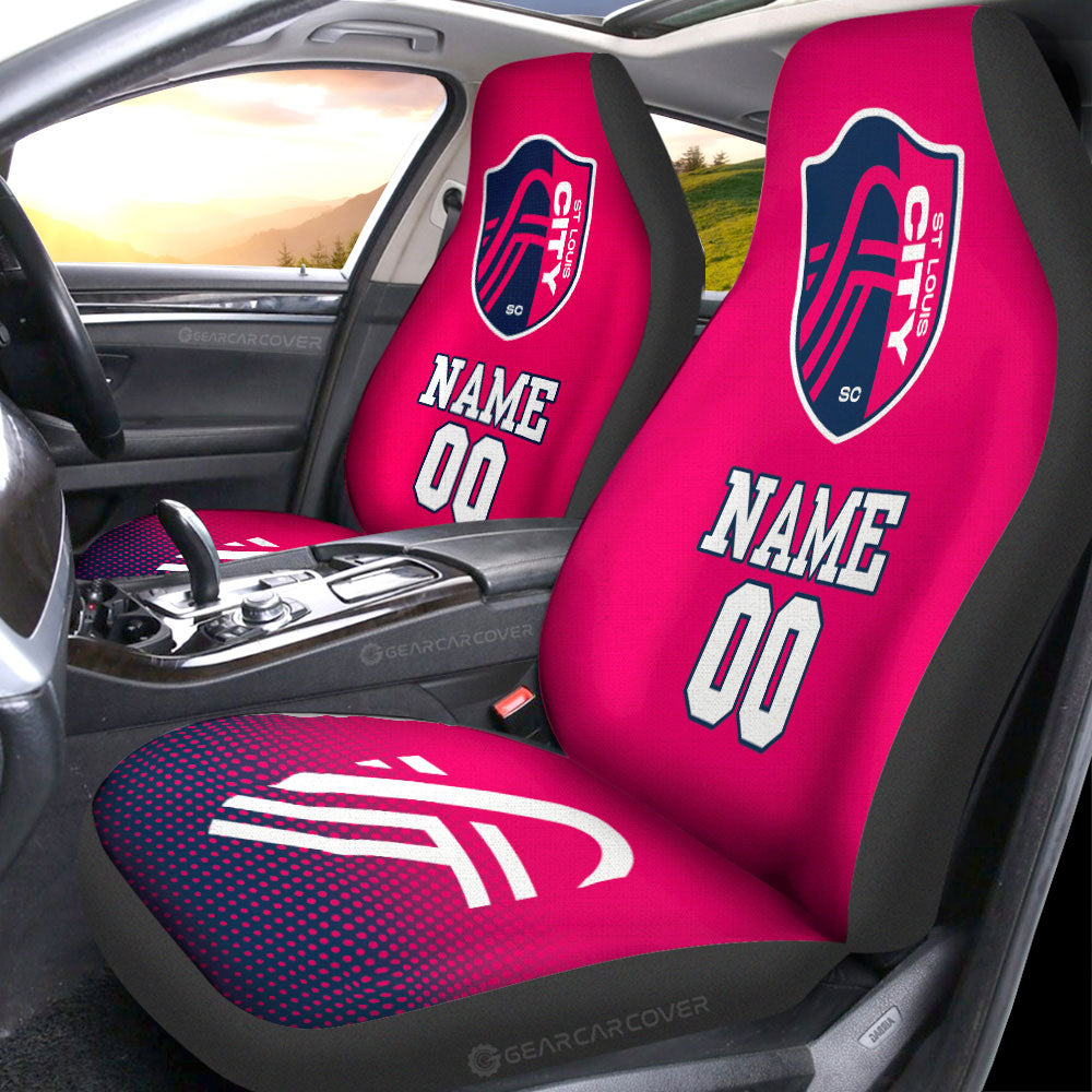 St. Louis City SC Car Seat Covers Sporty Team Collection - Gearcarcover - 1