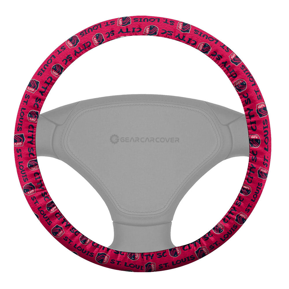 St. Louis City SC Steering Wheel Cover Sporty Team Collection - Gearcarcover - 2