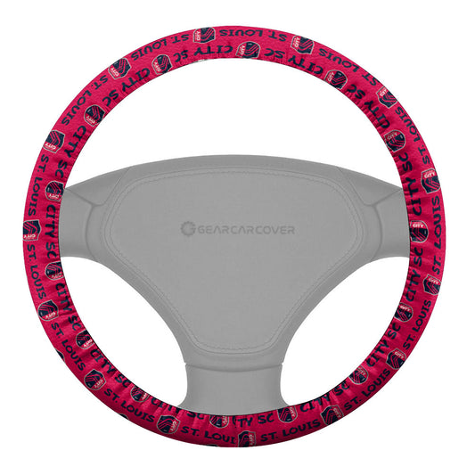 St. Louis City SC Steering Wheel Cover Sporty Team Collection - Gearcarcover - 2
