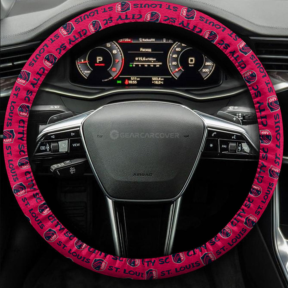 St. Louis City SC Steering Wheel Cover Sporty Team Collection - Gearcarcover - 3