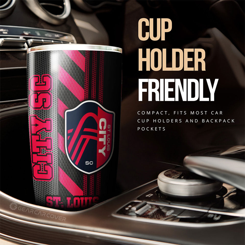St. Louis City SC Tumbler Cup Custom Car Accessories - Gearcarcover - 3