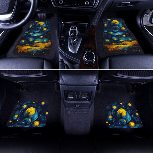 Starry Night Car Floor Mats Custom Car Accessories - Gearcarcover - 2
