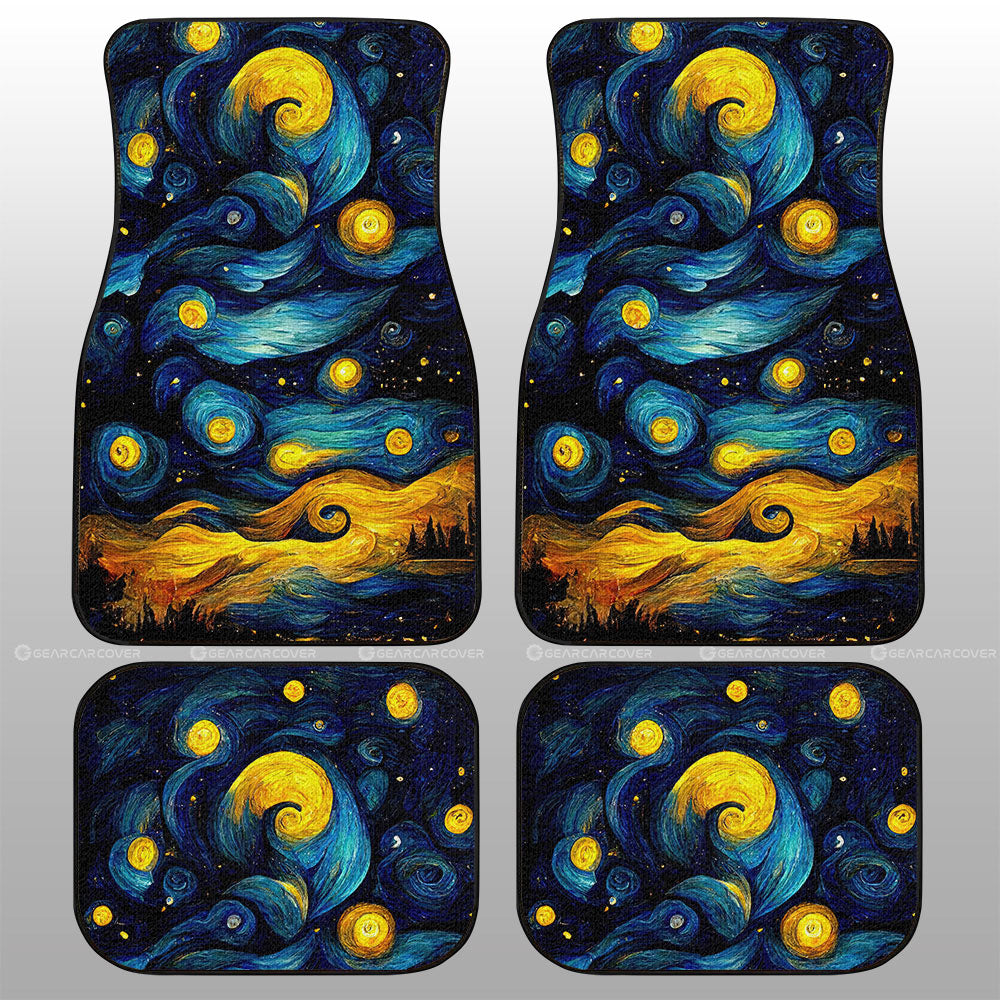 Starry Night Car Floor Mats Custom Car Accessories - Gearcarcover - 1