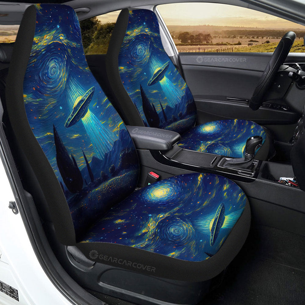 Starry Night Car Seat Covers Custom Car Accessories - Gearcarcover - 2