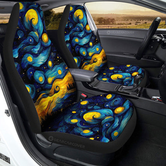 Starry Night Car Seat Covers Custom Car Accessories - Gearcarcover - 2