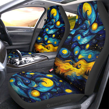 Starry Night Car Seat Covers Custom Car Accessories - Gearcarcover - 1