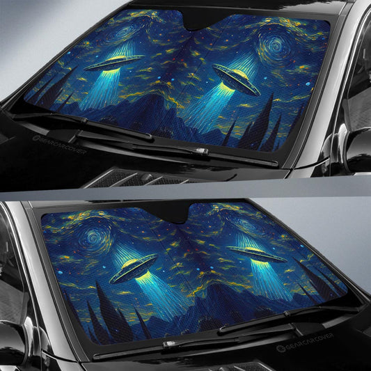 Starry Night Car Sunshade Custom Car Accessories - Gearcarcover - 2