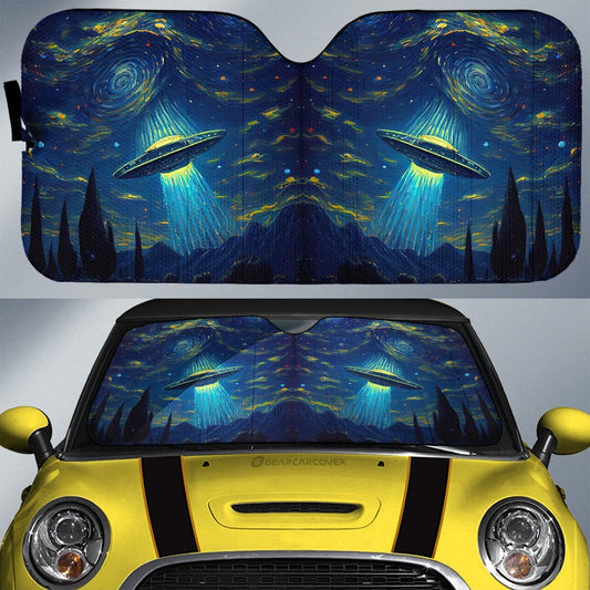 Starry Night Car Sunshade Custom Car Accessories - Gearcarcover - 1