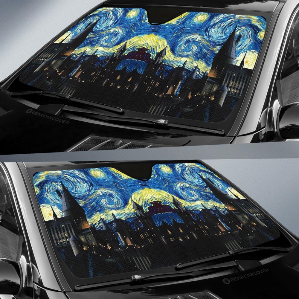 Starry Night Car Sunshade Custom Car Accessories - Gearcarcover - 2