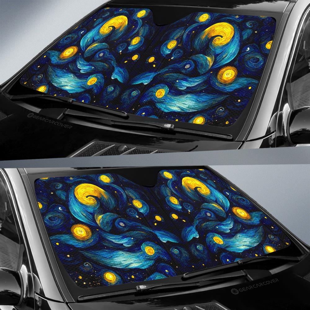 Starry Night Car Sunshade Custom Car Accessories - Gearcarcover - 2