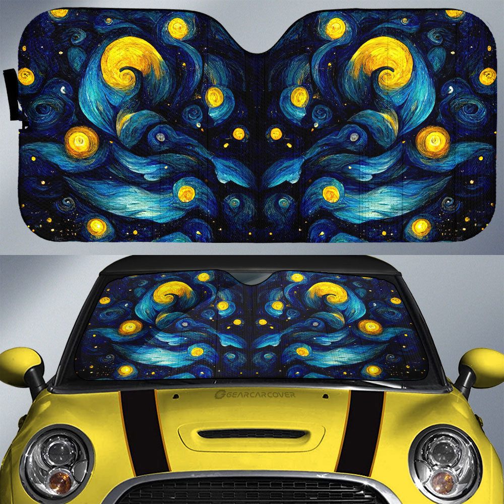 Starry Night Car Sunshade Custom Car Accessories - Gearcarcover - 1