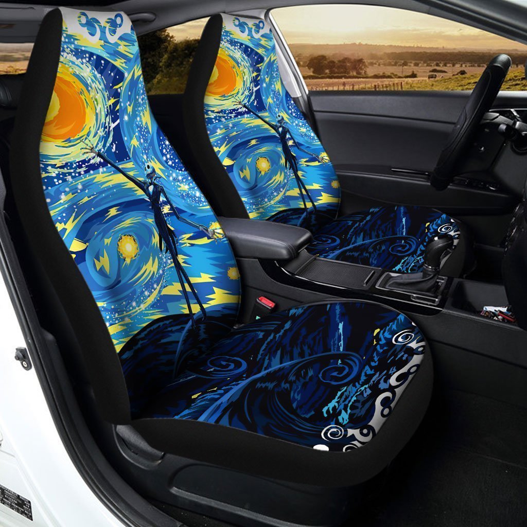 Starry Night Jack Car Seat Covers Custom Car Accessories - Gearcarcover - 2
