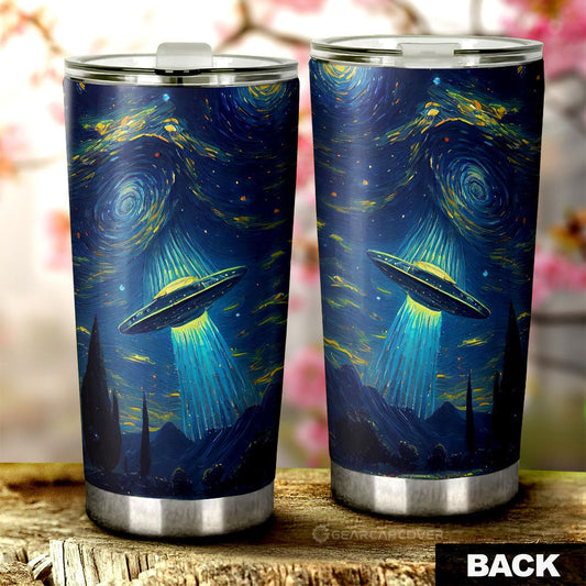 Starry Night Tumbler Cup Custom Car Accessories - Gearcarcover - 2