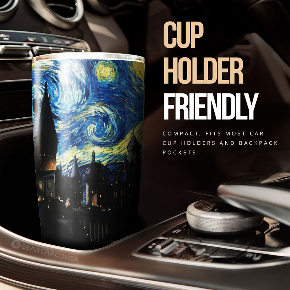 Starry Night Tumbler Cup Custom Car Accessories - Gearcarcover - 3