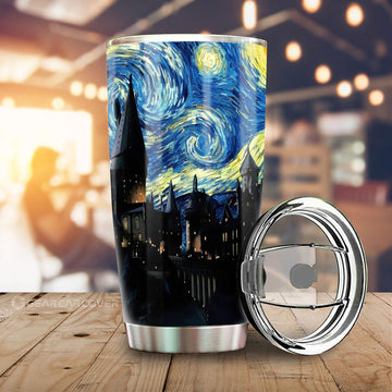 Starry Night Tumbler Cup Custom Car Accessories - Gearcarcover - 1