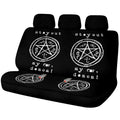 Stay Out My Car Demon Car Back Seat Covers Custom Supernatural Car Accessories - Gearcarcover - 1