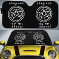 Stay Out My Car Demon Car Sunshade Custom Supernatural Car Accessories - Gearcarcover - 1
