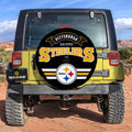 Steelers Spare Tire Cover With Camera Hole - Gearcarcover - 3
