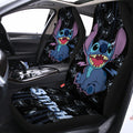 Stitch Black Car Seat Covers Custom Cartoon Car Accessories - Gearcarcover - 2
