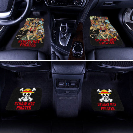 Strawhat Pirates Car Floor Mats Custom One Piece Anime Car Accessories - Gearcarcover - 2