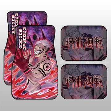 Sukuna Ryoumen Car Floor Mats Custom Galaxy Manga Style - Gearcarcover - 1