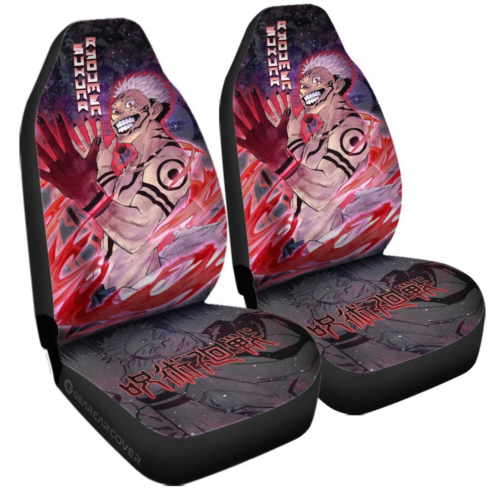 Sukuna Ryoumen Car Seat Covers Custom Galaxy Manga Style - Gearcarcover - 3