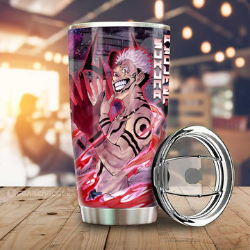 Sukuna Ryoumen Tumbler Cup Custom Galaxy Manga Style - Gearcarcover - 1