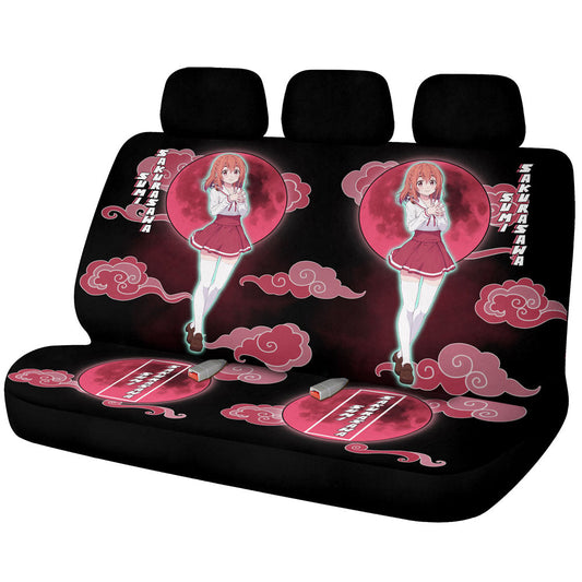 Sumi Sakurasawa Car Back Seat Covers Custom Rent A Girlfriend Car Accessories - Gearcarcover - 1