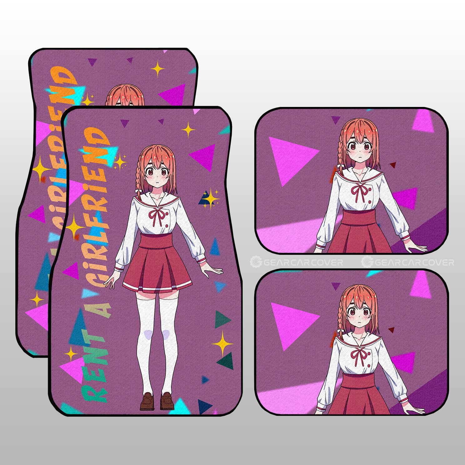 Sumi Sakurasawa Car Floor Mats Custom Rent A Girlfriend Car Accessories - Gearcarcover - 1