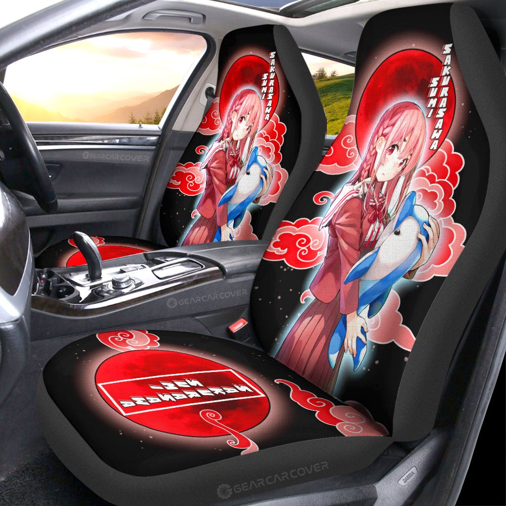 Sumi Sakurasawa Car Seat Covers Custom Rent A Girlfriend Car Accessories - Gearcarcover - 2