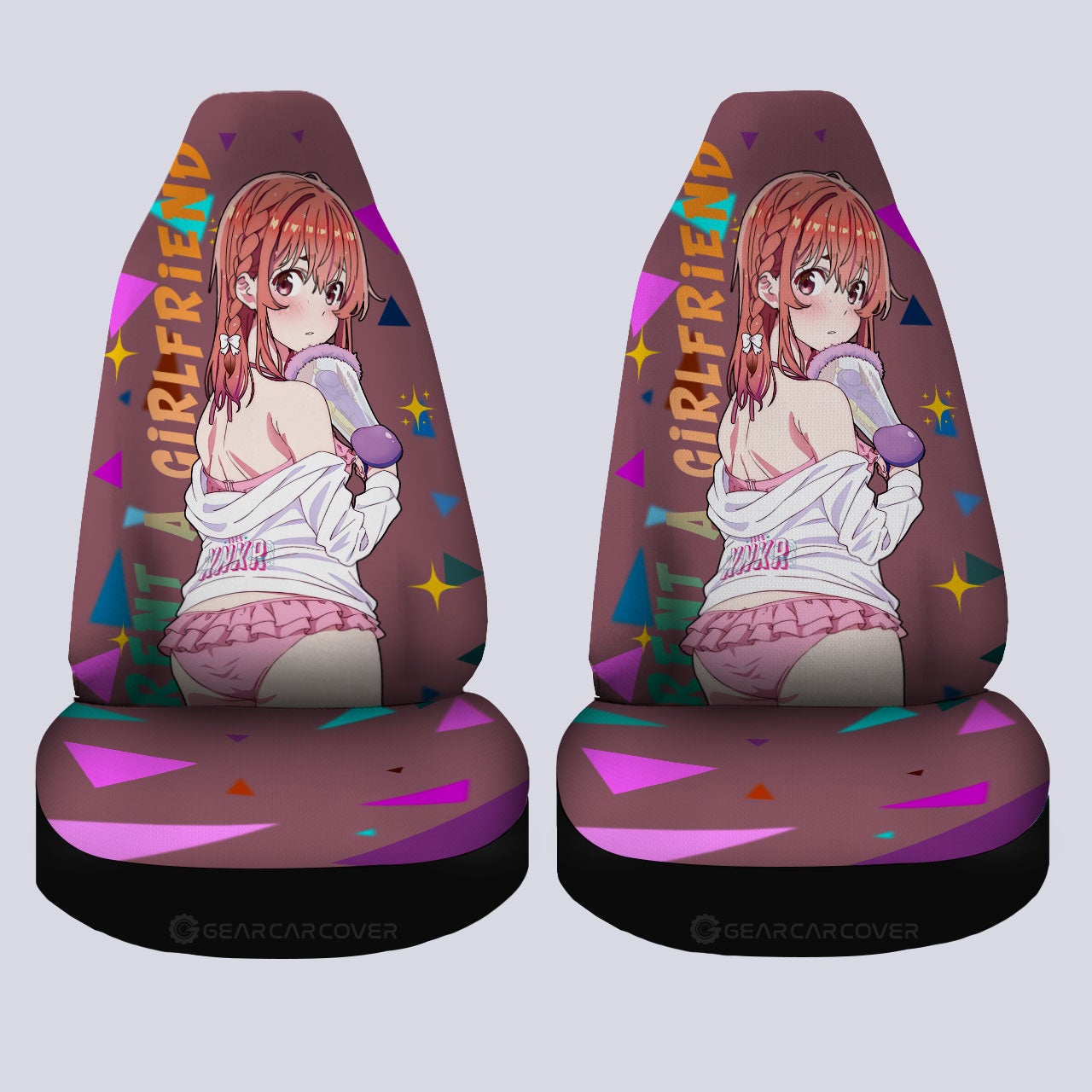 Sumi Sakurasawa Car Seat Covers Custom Rent A Girlfriend - Gearcarcover - 4