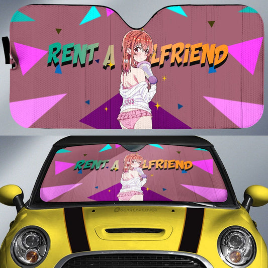 Sumi Sakurasawa Car Sunshade Custom Rent A Girlfriend - Gearcarcover - 1