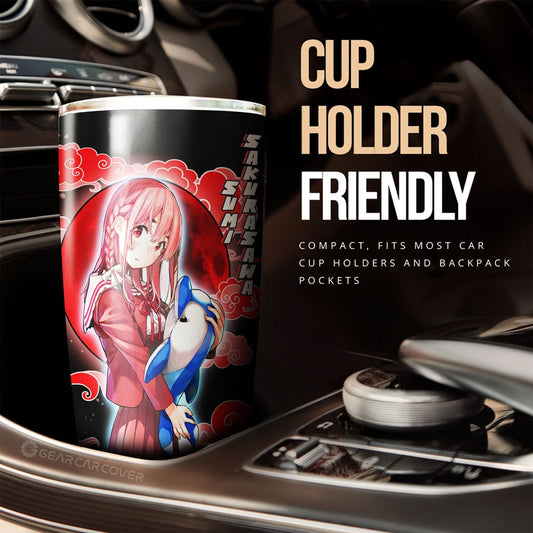 Sumi Sakurasawa Tumbler Cup Custom Rent A Girlfriend Car Accessories - Gearcarcover - 2